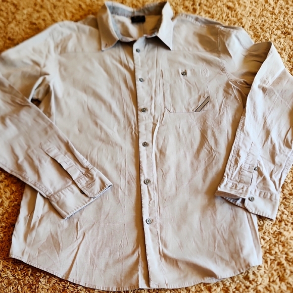 Oakley Men's Gray Button-Up Shirt Size XL - Picture 1 of 8